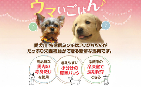 特選馬ミンチ 44パックセット ワンちゃん大喜び