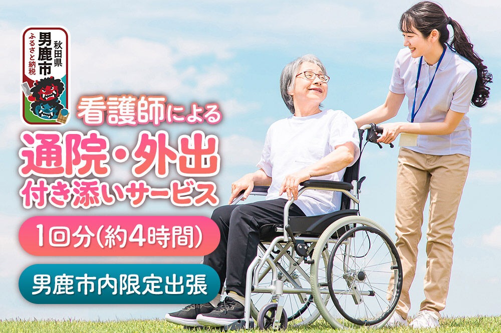 付き添い 看護師による通院・外出付き添いサービス 1回 約4時間 レターパックライトでお届け [通院支援 外出支援 付き添い 付添 付添い 看護師 病院受診 入退院 冠婚葬祭]|23_ais-010101