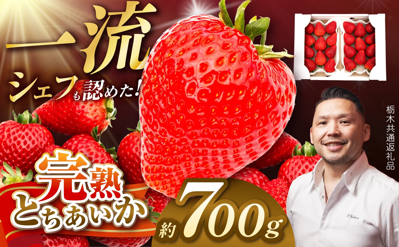 
                  【栃木県共通返礼品】完熟とちあいか DX（デラックス）350g×2P | とちあいか 完熟 果物 くだもの 果汁 果肉 高級 赤い いちご イチゴ iktigo 苺 品種 栃木県 那珂川町 送料無料 
                