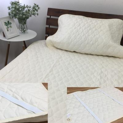 ふるさと納税 泉大津市 【訳あり】オーガニックコットン　無染色　敷パッド+枕パッドセット　シングル　OG-1S+5L |  | 03