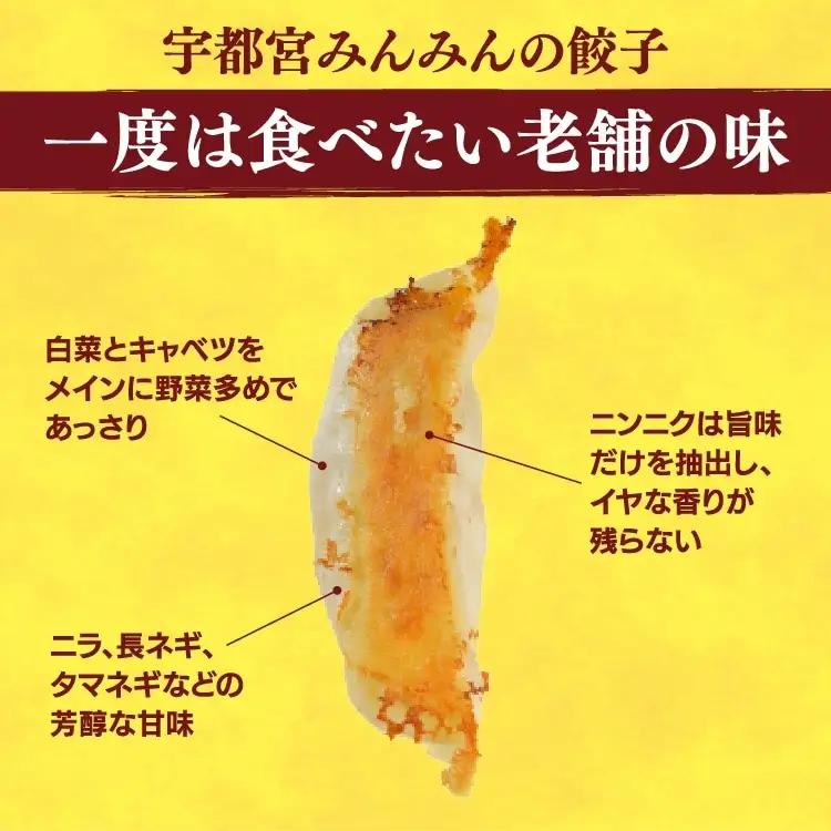 【宇都宮みんみん】　餃子30個入り×2箱  | 餃子  ｷﾞｮｰｻﾞ