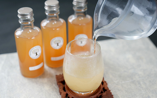 【手作り生姜シロップ(180ml×3瓶)無添加・栽培期間中 農薬不使用・新生姜 A3-34F