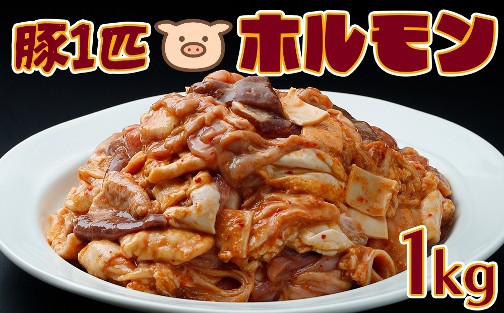 
            生産者イチオシの逸品！豚一匹ホルモン1kgセット｜希少部位10種以上ミックス・新鮮直送
          