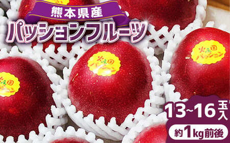 熊本県産 パッションフルーツ 約1キロ前後 果物 フルーツ パッションフルーツ 冷蔵便 熊本県産 【2026年7月上旬発送開始】