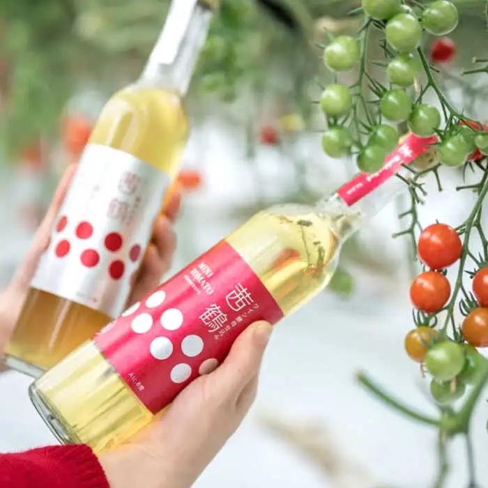 ワイン酵母仕込み茜鶴ミニトマトのお酒甘口500ml / 酒 お酒 アルコール 甘口 ミニトマト トマト / 諫早市 / 株式会社宮下農園  [AHCG003]
