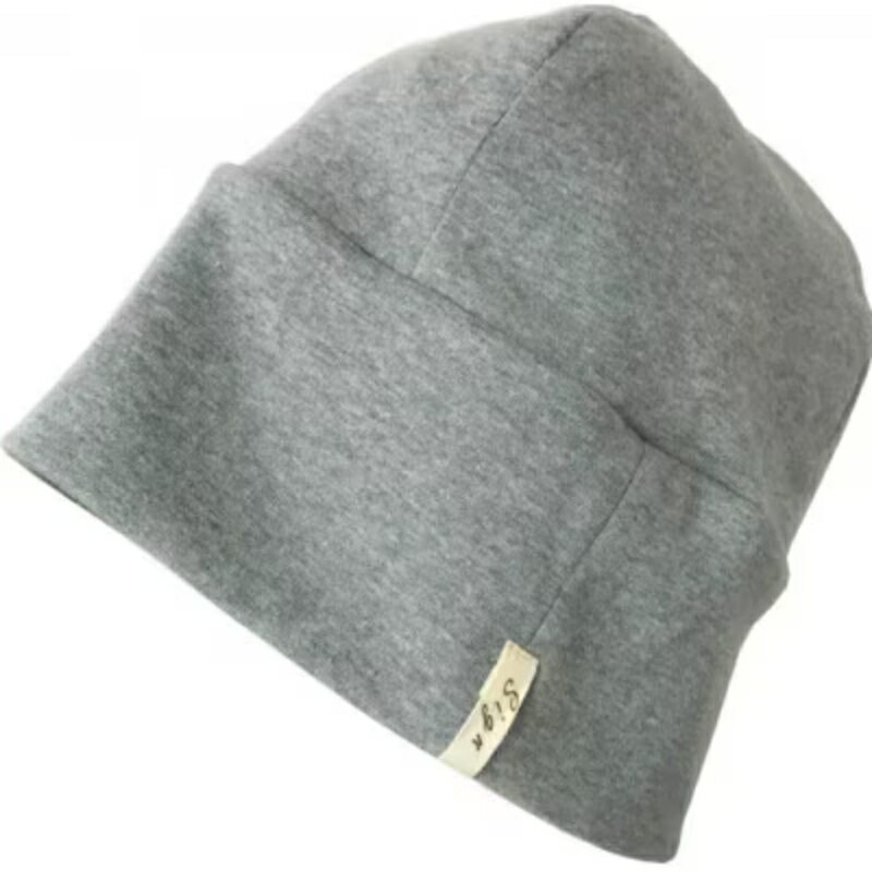 【ふるさと納税】 【杢グレー】室内用帽子 オーガニックコットン 天4方ワッチ