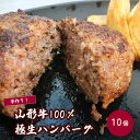 【ふるさと納税】 山形牛 100% 極 生ハンバーグ 140g × 10個 牛肉 牛100% ブランド牛 国産 肉 お弁当 便利 冷凍 惣菜 お取り寄せ 送料無料 山形県 上山市 0114-2210