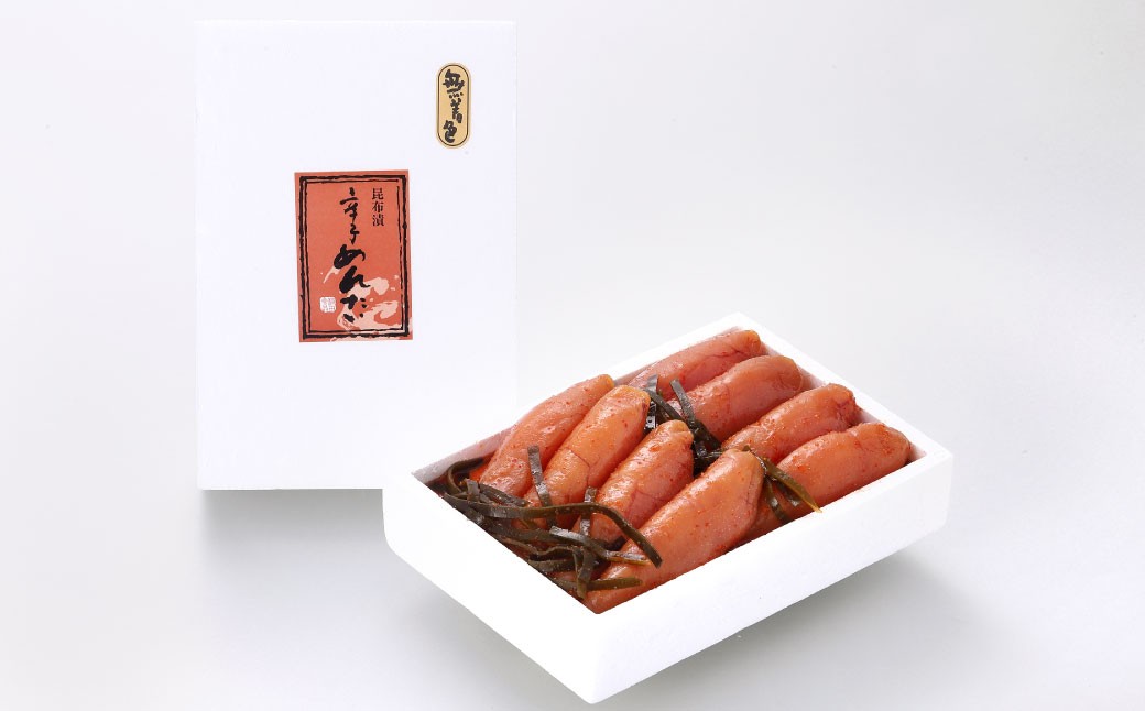 【3カ月定期便】 無着色 昆布漬 辛子めんたい 『訳あり』 約400g×3回 計約1.2kg