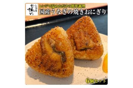 国産うなぎの焼きおにぎり６個セット(B881-1)