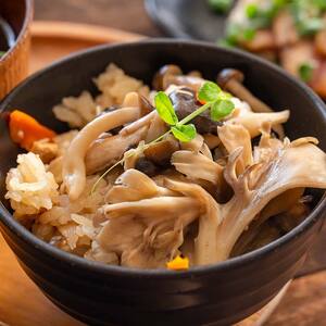 福島ブランド鶏 川俣シャモ 地鶏・舞茸ご飯の素セット 2合×各1  FAF-0113