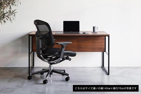 パソコンデスク リモートワーク ウォールナット 120×70 WAAKstation2WN 1207