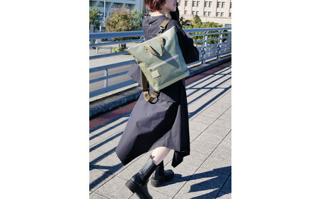 TENT BAG SARAH.01　防水バッグパック【カーキ】