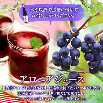 ふるさと納税 洞爺湖町 【毎月定期便】北海道産 赤しそジュース&アロニアジュース[500ml 各1本]全3回 |  | 01
