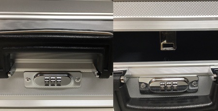 貴重品保管ケース　A4サイズ（アルミケース）／セミオーダー