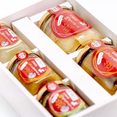 ふるさと納税 須賀川市 阿部農縁　とっておき福箱・・桃のコンポート・無花果コンポート　無花果・梨・梅3種のコンフィチュール |  | 01