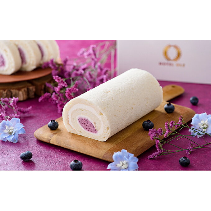 【ふるさと納税】 ロールケーキ 1本 ブルーベリー 期間限定 冷凍 藤枝ロール オーガニック 和紅茶 洋菓子 スイーツ お菓子 贈答 贈り物 ギフト ホテル オーレ ケーキ 誕生日 記念日 パーティー デザート おやつ 手土産 お取り寄せ 名産品 特産品 銘菓 藤枝市 静岡県