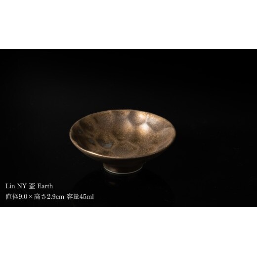 ＜NYが認めた逸品＞  有田焼 麟 Lin NY 酒器 3点セット (Earth) 【金照堂】酒器 セット 盃 ぐい呑み 片口 徳利 bj074_イメージ5