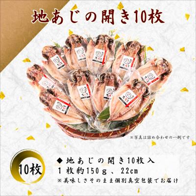 ふるさと納税 大牟田市 【無添加・天日干し・手造り】地あじひらき10枚セット |  | 01