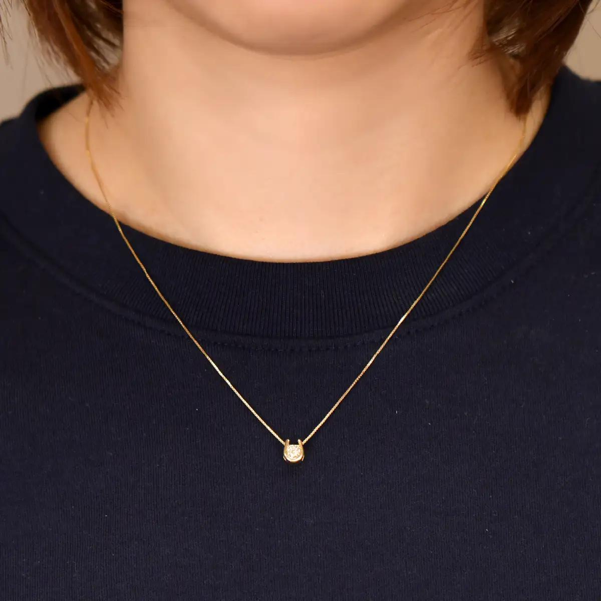 0.18ｃｔ 10金 ネックレス イエローゴールド 管理番号 RTJ-016 246-002-YG