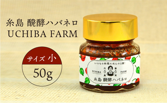 
                  糸島 醗酵 ハバネロ （ 小 ・ 50g ） 《糸島》 【内場農園】 【いとしまごころ】 [AUC001]
                