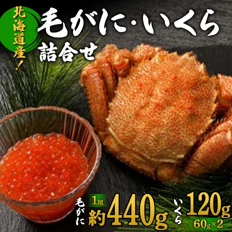 【ふるさと納税】北海道産！毛がに・いくら詰合せ 北海道産 毛がに いくら 詰め合わせ 海産物 魚介 国産 豪華 グルメ お取り寄せ 贈答用 ギフト F6S-536