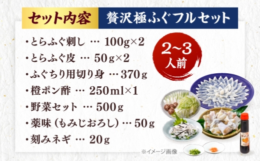 冷蔵で完結！名店やますいの贅沢極ふぐフルセット2～3人前 [ADAH052]