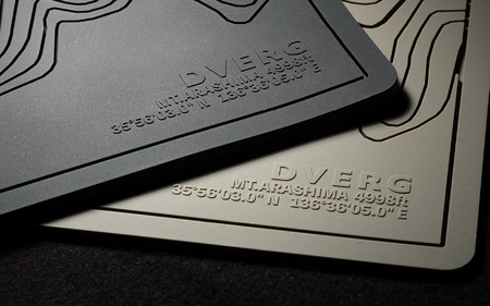 DVERG Topographic Bar Mat (ブラウン) 1点 滑り止めバーマット ゴム製【滑り止め バーマット マット 水洗い 水切りマット アウトドアグッズ レジャー キャンプ ドベルグ 