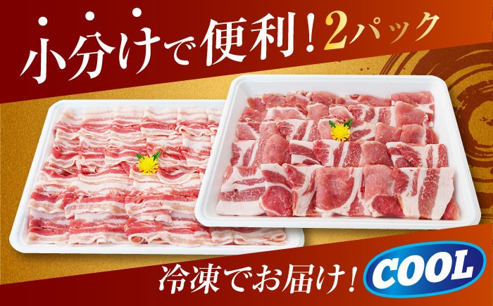 肉 豚 ぶた ブタ ロース 焼肉 焼き肉 しゃぶしゃぶ 小分け 西海市 長崎 九州 定期便