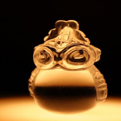 ふるさと納税 山梨県 【縄文アクセサリーDo_goods】透明の輝き「水晶ピュアどぐりん」ミニオブジェ 700-001 |  | 03