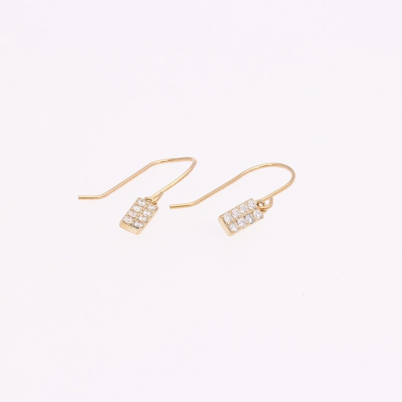 
            AQ-294　LB-62　 KeriA K10　ラボグロウン　ダイヤモンド　ピアス　アクセサリー　ジュエリー　プレゼント　フック
          