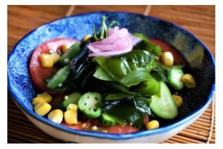 【2つの食感】 三陸産 サラダわかめ 170g ×3袋 