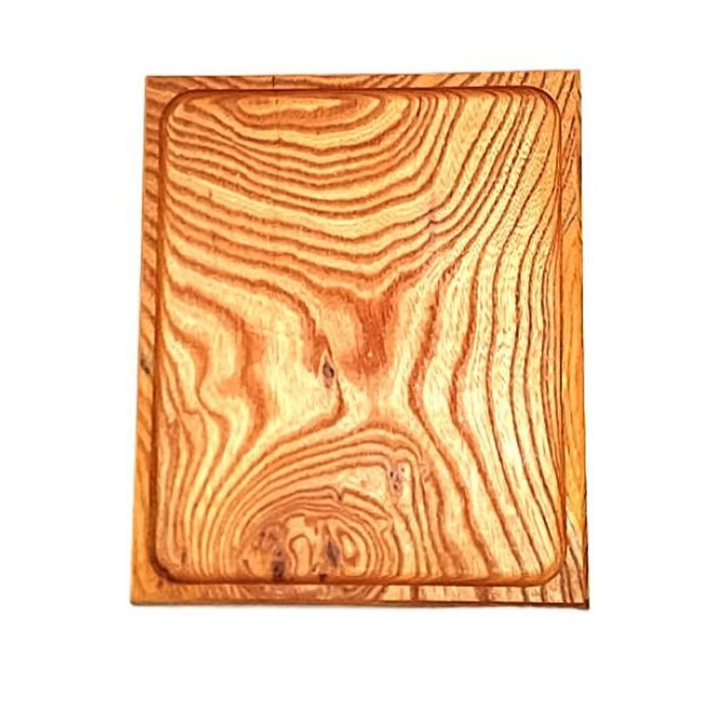 
            無垢材トレー大 節無し 無垢材 手作りの家具 インテリア 加茂市 吉建 《約212×約177×約6mm》
          