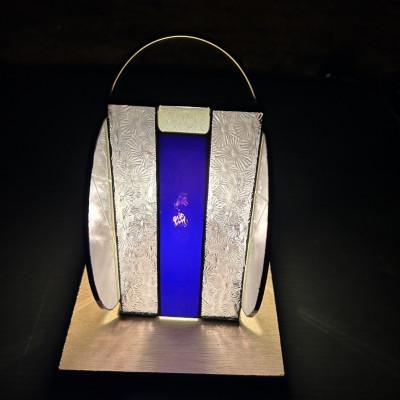 ふるさと納税 京丹後市 行燈あかり「ムシノネ・青」