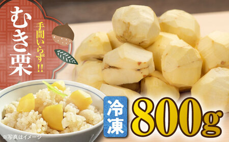 【冷凍】【9月下旬より順次発送】冷凍ムキ栗800g（真空パック） 愛媛県大洲市/沢井青果有限会社 [AGBN038] 果物 国産 栗 生栗