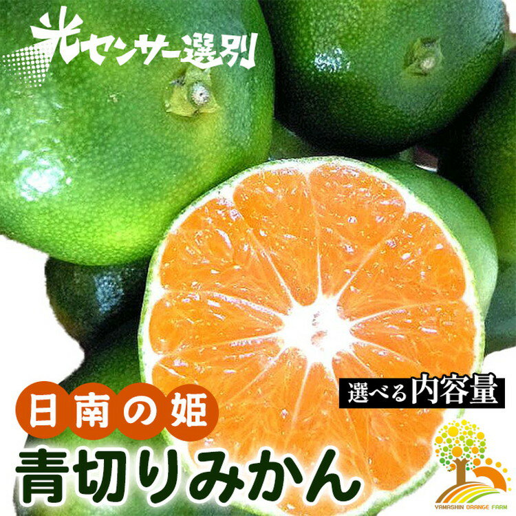 【ふるさと納税】選べる内容量 こだわりの青切りみかん 農家直送 有機質肥料 100% サイズ混合 ｜ みかん 柑橘 果物 くだもの 果実 フルーツ 和歌山 有田 ※北海道・沖縄・離島への配送不可 ※2025年9月下旬～10月上旬頃に順次発送予定