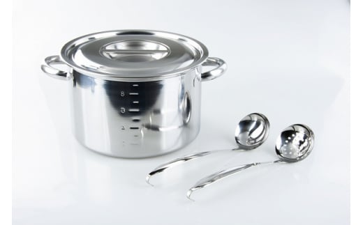 電磁モリブデン半寸胴鍋・お玉セット FC060041