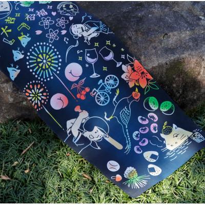 ふるさと納税 山梨市 ぐらいん手ぬぐい「山梨市宝づくし・紅葉の西沢渓谷」計2枚 |  | 01