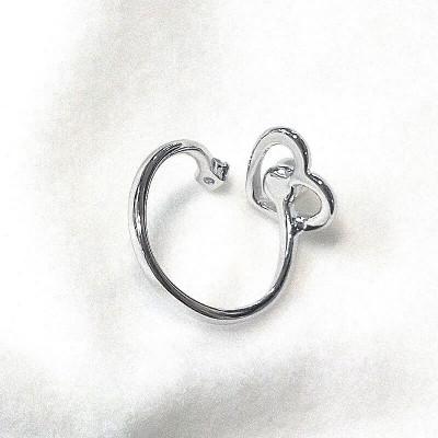 ふるさと納税 伊勢市 リング・ハート(淡水本真珠・ボタン)SV製　1920 |  | 02