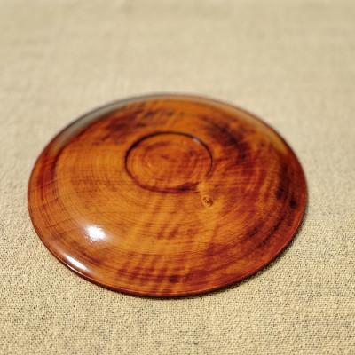 ふるさと納税 香川県 【香川漆器】21cm菓子皿　スリ漆花彫 |  | 02