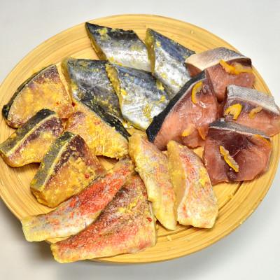 ふるさと納税 岡垣町 ぶり・さわら・赤魚西京漬と幽庵16切 Aセット　九州甘口味(岡垣町) |  | 03