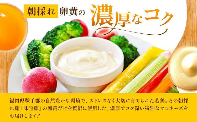 味宝卵使用 卵黄のみ たまご屋さんの濃厚 マヨネーズ 300g 2本 野上養鶏場《60日以内に出荷予定(土日祝除く)》福岡県 鞍手町 味宝卵 卵黄 濃厚 マヨネーズ マヨ サラダ ディップ トースト 
