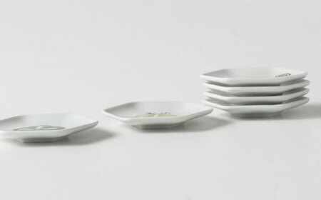 【波佐見焼】縁起豆小皿 6枚セット 【奥川陶器】[KB81]