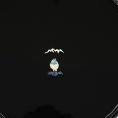 【ふるさと納税】【高岡漆器】丸盆　立山雷鳥　ナツ【1568200】