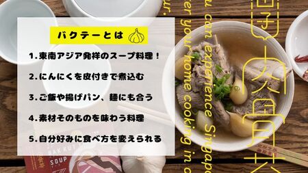 KASANOVAにんにく B品 10玉＆バクテースパイス 20g×5袋