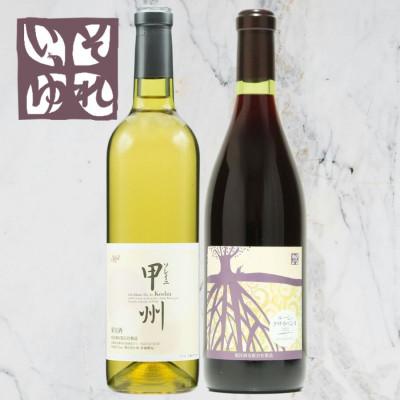 ふるさと納税 山梨市 旭洋酒　ソレイユ甲州/ルージュ クサカベンヌ　720ml×2本セット