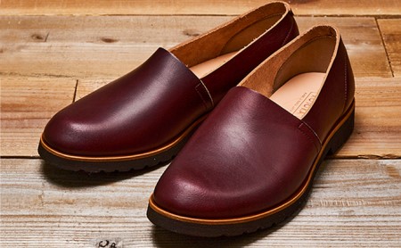 メンズ 本革 紳士靴 大和スリッポン KOTOKA（コトカ）古都 奈良 No.KTO-7770バーガンディ ファッション シューズ 気軽に履ける  25.5cm