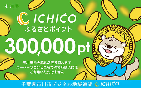 デジタル地域通貨ICHICOふるさとポイント300,000pt　【12203-0287】