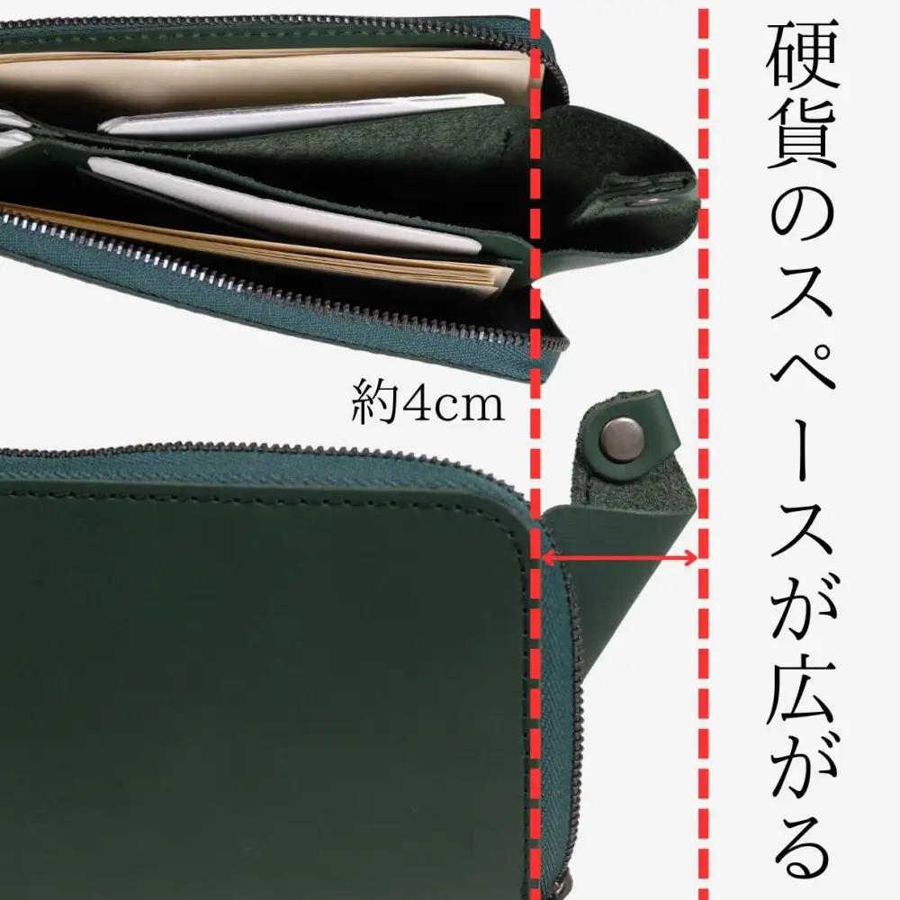 Culaccino L-ZIP 2 (クラッチーノ L-ZIP 2)　長財布（L字ファスナー）（ネイビー）
