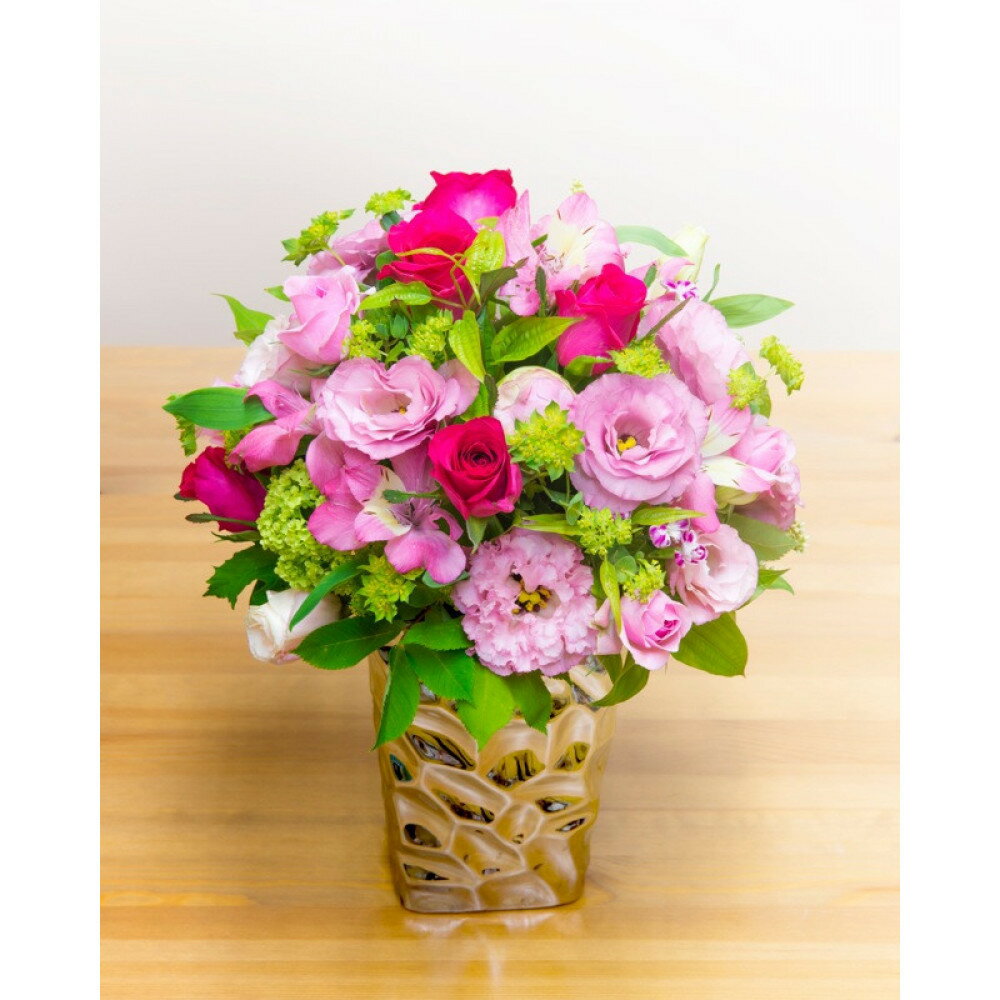 【ふるさと納税】《記念日に届くお花シリーズ》アレンジメント Sサイズ_ピンク系【《記念日に届くお花シリーズ》 アレンジメント 世界らん展 フラワードリームジャパンカップ 国内主要コンテスト受賞 贈り物 Sサイズ 神奈川県 小田原市 】