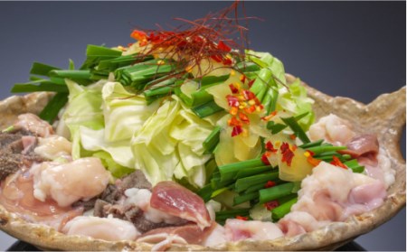 【須川 屋台道場】長崎和牛 もつ鍋 セット 9?10人前 / 南島原市 / はなぶさ[SCN002]